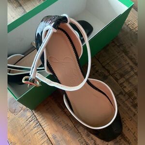 J. Crew Black Patent Leather Flats